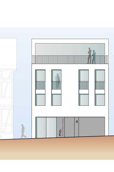 Teilabriss und Neubau eines Wohn- und Geschftshauses
